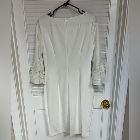 Calvin Klein White dress size 8. - Picture 2 of 4